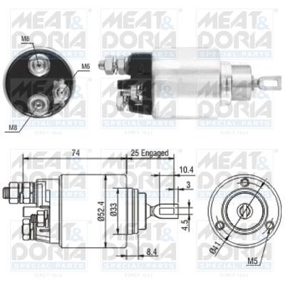 Solenoid Switch, starter